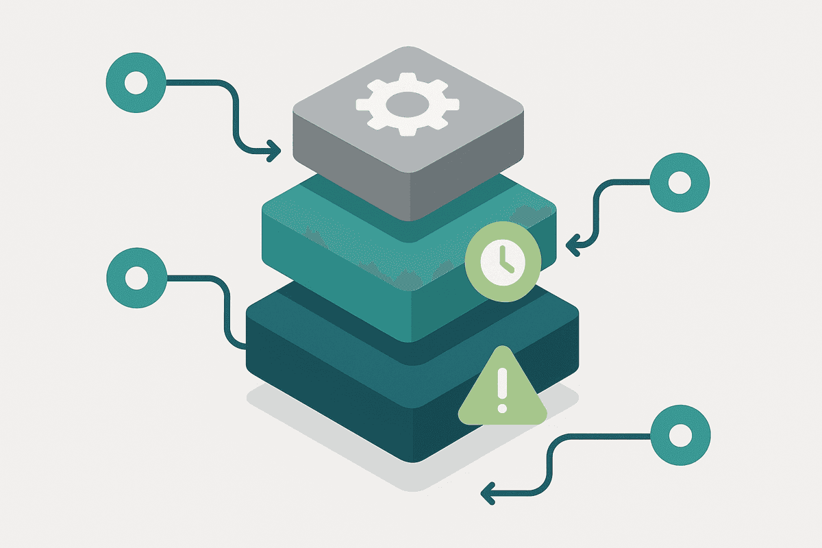 An isometric cost map visualizing three layers of cost in local AI deployment: hardware cost