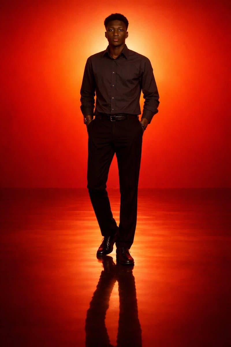 电影感极简肖像