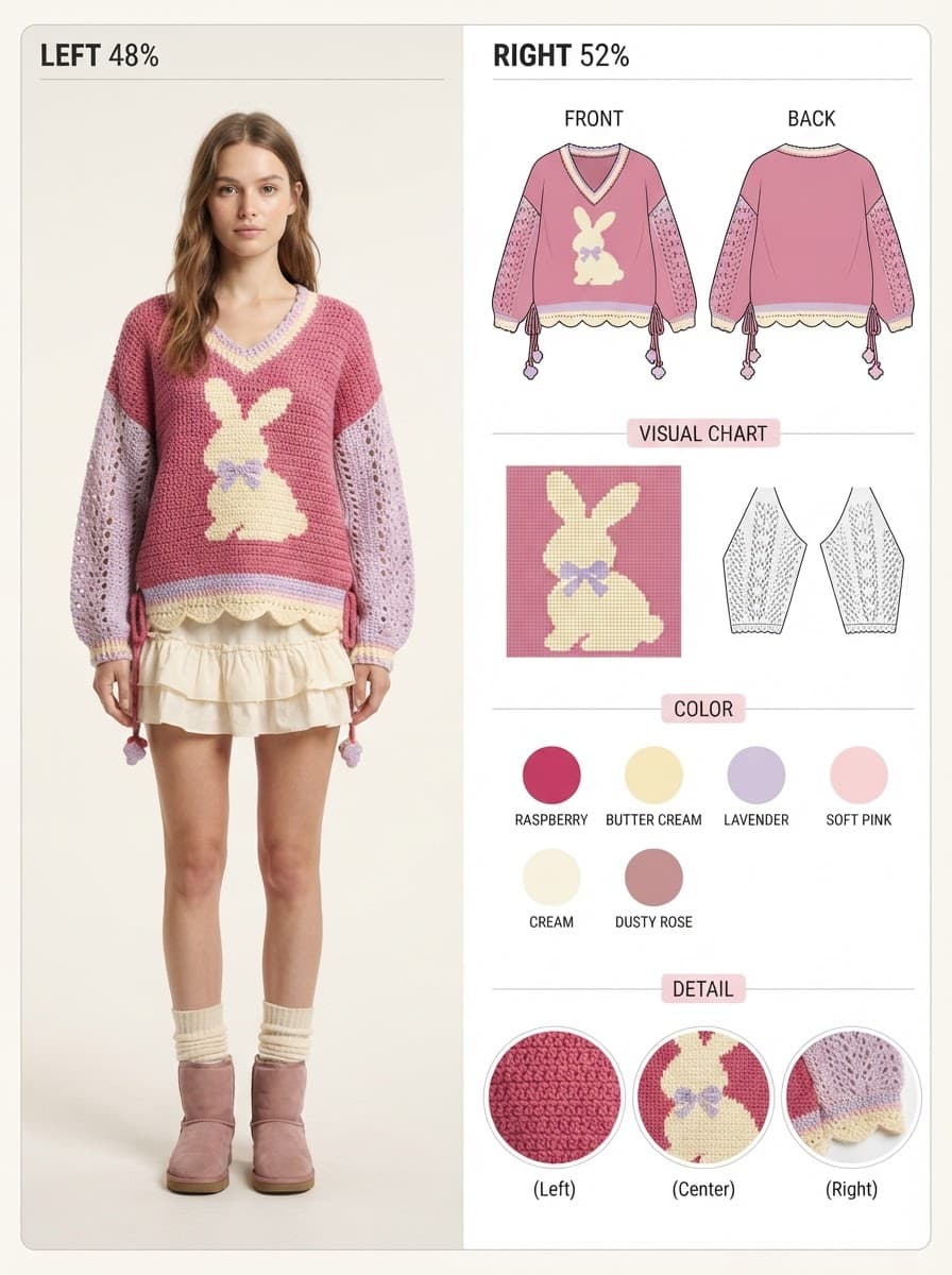 Knitwear concept board generated by Nano Banana 2 Lite from the same brief